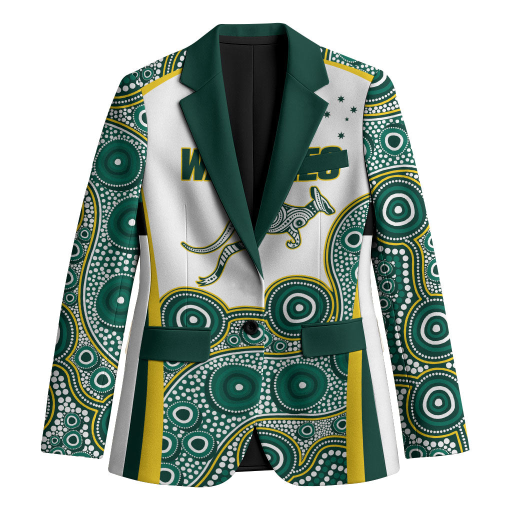 Custom Rugby Australia 2026 Blazer Wallabies Go Champions LT01 Unisex Green - Polynesian Pride