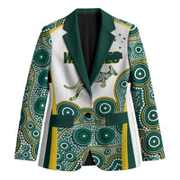 Custom Rugby Australia 2026 Blazer Wallabies Go Champions LT01 Unisex Green - Polynesian Pride