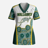 Custom Rugby Australia 2026 Scrub Top Wallabies Go Champions