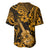 Hawaii Ukulele Baseball Jersey Polynesian Pattern Gold Version LT01 - Polynesian Pride