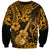 Hawaii Ukulele Sweatshirt Polynesian Pattern Gold Version LT01 Unisex Gold - Polynesian Pride
