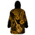 Hawaii Ukulele Wearable Blanket Hoodie Polynesian Pattern Gold Version LT01 - Polynesian Pride