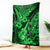 Hawaii Ukulele Blanket Polynesian Pattern Green Version LT01 Green - Polynesian Pride