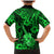 Hawaii Ukulele Family Matching Mermaid Dress and Hawaiian Shirt Polynesian Pattern Green Version LT01 - Polynesian Pride