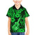 Hawaii Ukulele Family Matching Mermaid Dress and Hawaiian Shirt Polynesian Pattern Green Version LT01 Son's Shirt Green - Polynesian Pride