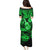 Hawaii Ukulele Family Matching Puletasi Dress and Hawaiian Shirt Polynesian Pattern Green Version LT01 - Polynesian Pride