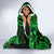 Hawaii Ukulele Hooded Blanket Polynesian Pattern Green Version LT01 - Polynesian Pride