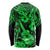 Hawaii Ukulele Long Sleeve Shirt Polynesian Pattern Green Version LT01 - Polynesian Pride