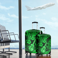 Hawaii Ukulele Luggage Cover Polynesian Pattern Green Version LT01 - Polynesian Pride