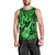 Hawaii Ukulele Men Tank Top Polynesian Pattern Green Version LT01 - Polynesian Pride