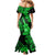 Hawaii Ukulele Mermaid Dress Polynesian Pattern Green Version LT01 - Polynesian Pride