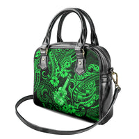 Hawaii Ukulele Shoulder Handbag Polynesian Pattern Green Version LT01 - Polynesian Pride