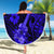 Hawaii Ukulele Beach Blanket Polynesian Pattern Navy Blue Version LT01 - Wonder Print Shop