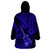 Hawaii Ukulele Wearable Blanket Hoodie Polynesian Pattern Navy Blue Version LT01 - Polynesian Pride