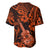 Hawaii Ukulele Baseball Jersey Polynesian Pattern Orange Version LT01 - Polynesian Pride