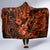 Hawaii Ukulele Hooded Blanket Polynesian Pattern Orange Version LT01 - Polynesian Pride