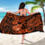 Hawaii Ukulele Sarong Polynesian Pattern Orange Version LT01 - Polynesian Pride