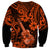 Hawaii Ukulele Sweatshirt Polynesian Pattern Orange Version LT01 - Polynesian Pride