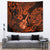 Hawaii Ukulele Tapestry Polynesian Pattern Orange Version LT01 - Polynesian Pride