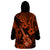 Hawaii Ukulele Wearable Blanket Hoodie Polynesian Pattern Orange Version LT01 - Polynesian Pride