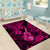 Hawaii Ukulele Area Rug Polynesian Pattern Pink Version LT01 - Polynesian Pride