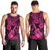 Hawaii Ukulele Men Tank Top Polynesian Pattern Pink Version LT01 - Polynesian Pride