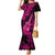 Hawaii Ukulele Mermaid Dress Polynesian Pattern Pink Version LT01 Women Pink - Polynesian Pride