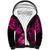 Hawaii Ukulele Sherpa Hoodie Polynesian Pattern Pink Version LT01 Unisex Pink - Polynesian Pride