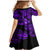 Hawaii Ukulele Family Matching Mermaid Dress and Hawaiian Shirt Polynesian Pattern Purple Version LT01 - Polynesian Pride