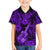 Hawaii Ukulele Family Matching Off Shoulder Long Sleeve Dress and Hawaiian Shirt Polynesian Pattern Purple Version LT01 Son's Shirt Purple - Polynesian Pride