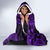 Hawaii Ukulele Hooded Blanket Polynesian Pattern Purple Version LT01 - Polynesian Pride