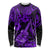 Hawaii Ukulele Long Sleeve Shirt Polynesian Pattern Purple Version LT01 Unisex Purple - Polynesian Pride