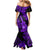 Hawaii Ukulele Mermaid Dress Polynesian Pattern Purple Version LT01 - Polynesian Pride