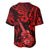 Hawaii Ukulele Baseball Jersey Polynesian Pattern Red Version LT01 - Polynesian Pride