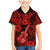 Hawaii Ukulele Family Matching Mermaid Dress and Hawaiian Shirt Polynesian Pattern Red Version LT01 Son's Shirt Red - Polynesian Pride