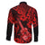 Hawaii Ukulele Family Matching Puletasi Dress and Hawaiian Shirt Polynesian Pattern Red Version LT01 - Polynesian Pride