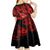 Hawaii Ukulele Kid Short Sleeve Dress Polynesian Pattern Red Version LT01 - Polynesian Pride