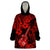 Hawaii Ukulele Wearable Blanket Hoodie Polynesian Pattern Red Version LT01 One Size Red - Polynesian Pride