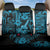 Hawaii Ukulele Back Car Seat Cover Polynesian Pattern Sky Blue Version