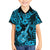 Hawaii Ukulele Kid Hawaiian Shirt Polynesian Pattern Sky Blue Version LT01 Kid Blue - Polynesian Pride