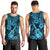 Hawaii Ukulele Men Tank Top Polynesian Pattern Sky Blue Version LT01 - Polynesian Pride