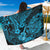 Hawaii Ukulele Sarong Polynesian Pattern Sky Blue Version LT01 One Size 44 x 66 inches Blue - Polynesian Pride