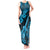 Hawaii Ukulele Tank Maxi Dress Polynesian Pattern Sky Blue Version LT01 Women Blue - Polynesian Pride