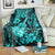 Hawaii Ukulele Blanket Polynesian Pattern Turquoise Version LT01 - Polynesian Pride