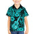 Hawaii Ukulele Kid Hawaiian Shirt Polynesian Pattern Turquoise Version LT01 Kid Turquoise - Polynesian Pride