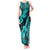 Hawaii Ukulele Tank Maxi Dress Polynesian Pattern Turquoise Version LT01 Women Turquoise - Polynesian Pride