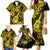 Hawaii Ukulele Family Matching Mermaid Dress and Hawaiian Shirt Polynesian Pattern Yellow Version LT01 - Polynesian Pride