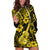 Hawaii Ukulele Hoodie Dress Polynesian Pattern Yellow Version LT01 Yellow - Polynesian Pride