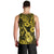 Hawaii Ukulele Men Tank Top Polynesian Pattern Yellow Version LT01 - Polynesian Pride