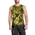 Hawaii Ukulele Men Tank Top Polynesian Pattern Yellow Version LT01 - Polynesian Pride